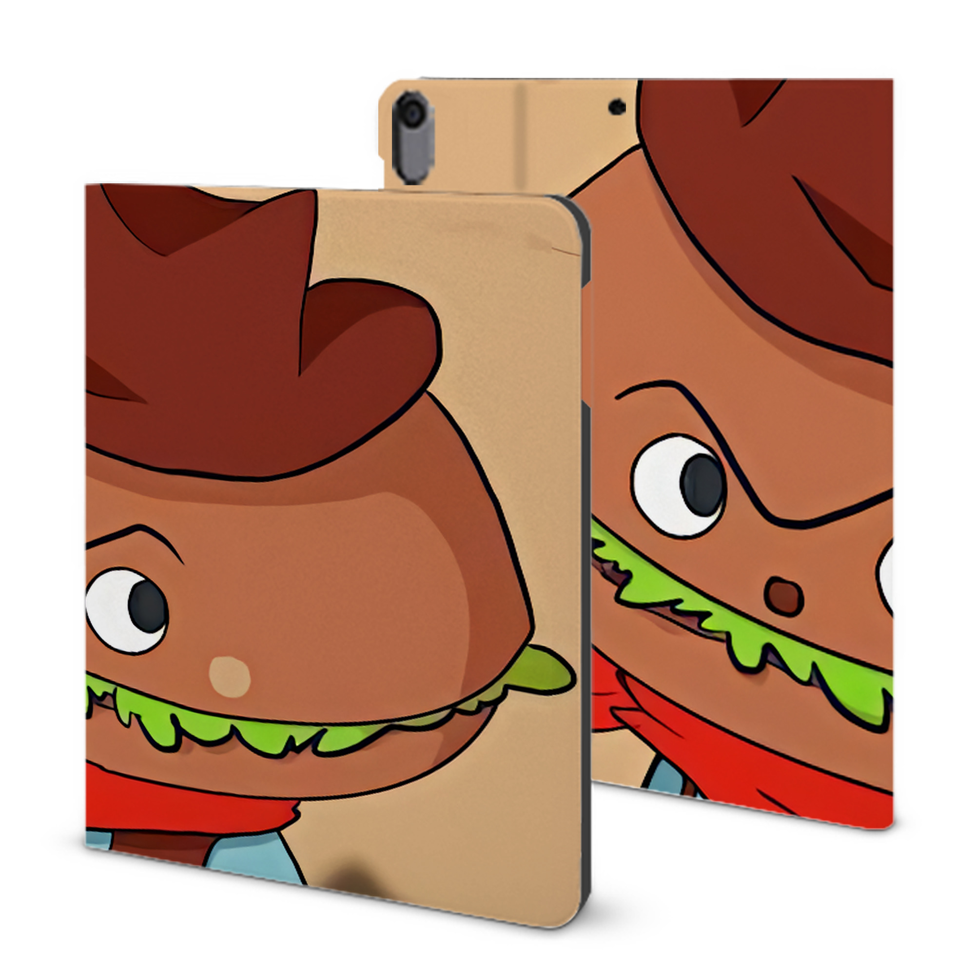 （画像用） アンパンマン Anpanman IPad ケース ブック型 PUレザー TPU 耐衝撃 軽量 薄型 ペン収納なし 全面保護 IPad 各モデル対応